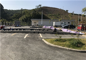 梅州揭博高速管理中心停車場(chǎng)雨棚