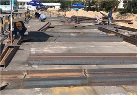 珠海拱北公交站在建雨棚